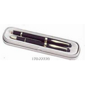 R-Grip III Series Black Pen & Roller Pen Set In Tin Box